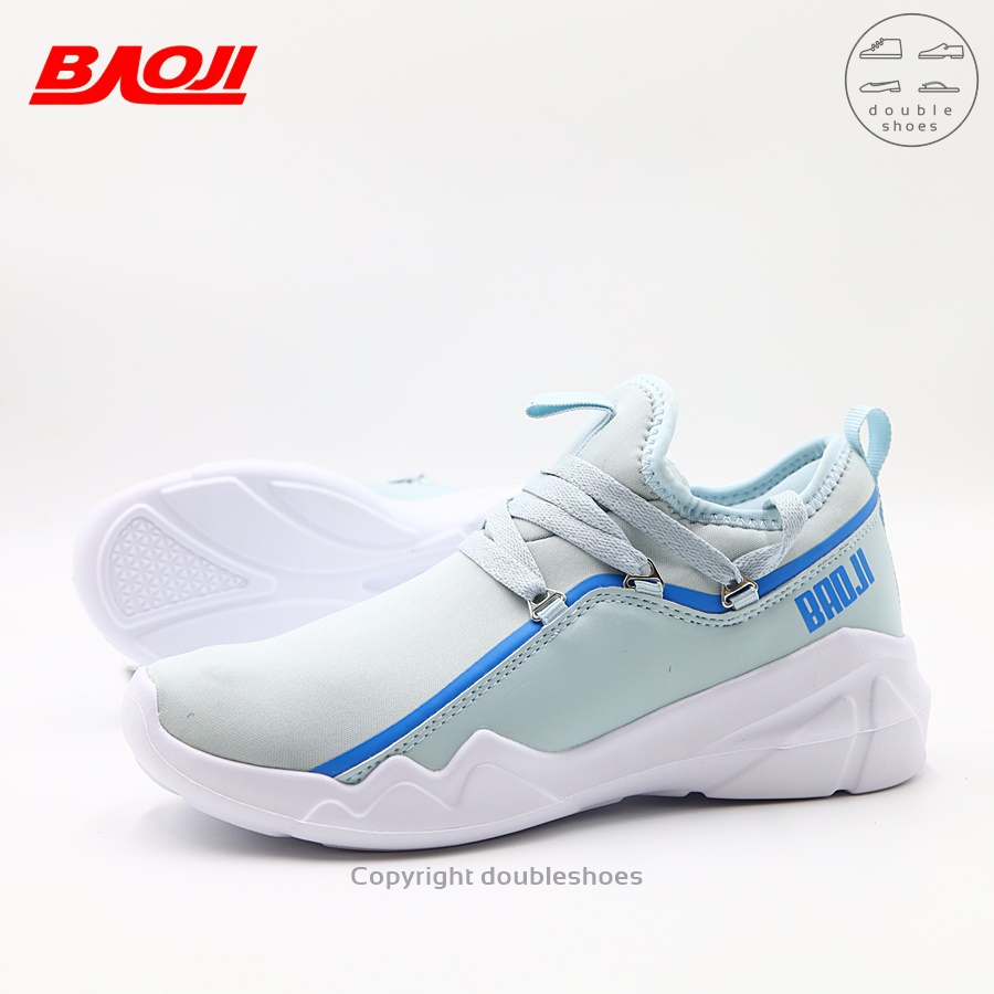 BAOJI รองเท้าวิ่ง รองเท้าออกกำลังกาย สลิปออน รุ่น BJW591 ไซส์ 37-41 (ดำ /ขาว/ ฟ้า/ ชมพู)