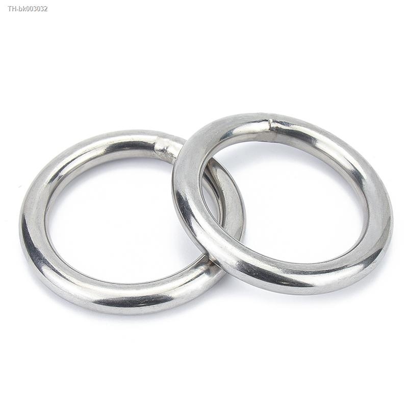 ◅✾ M3-M12 Heavy Duty Welded Round Rings Smooth Solid O Ring 304 Stainless  Steel For Rigging Marine Boat Hammock Yoga Hanging Ring
