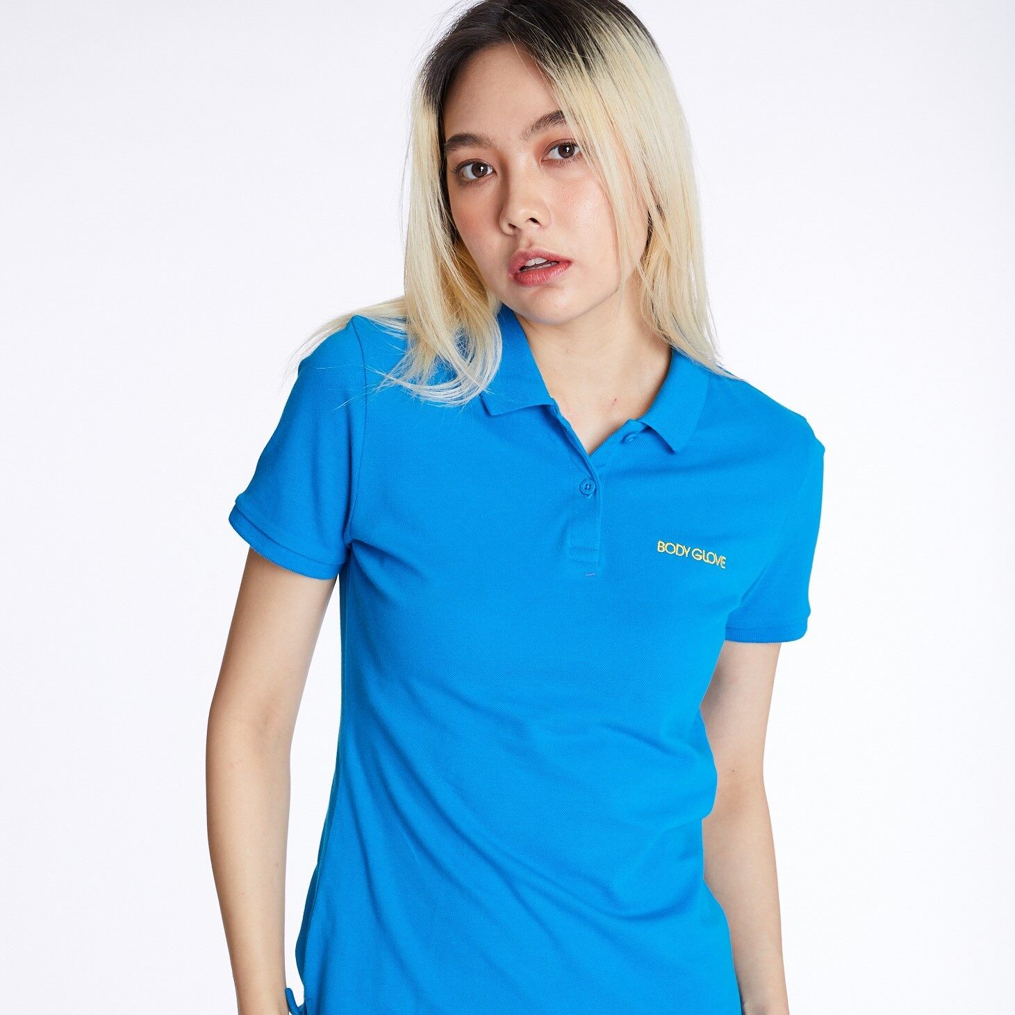BODY GLOVE Women's CLASSIC POLO เสื้อโปโล ผู้หญิง สีฟ้า-72