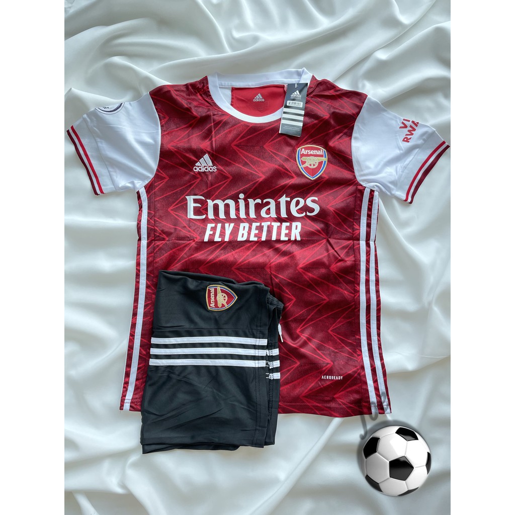 ชุดบอล Arsenal (Red) เสื้อบอลและกางเกงบอลผู้ชาย ปี 2020-2021