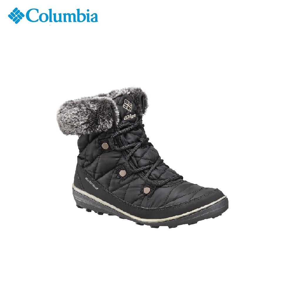 Columbia รองเท้าบูทกันหนาวลุยหิมะผู้หญิง รุ่น W HEAVENLY™ SHORTY OMNI-HEAT™
