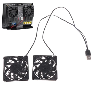 Remai Cooling Fan USB Power Supply Router Radiator for ASUS RT-AC68U/AC86U/AC87U/R8000
