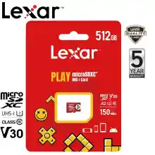 ภาพขนาดย่อของภาพหน้าปกสินค้าLexar 512GB Play Micro SDXC (150MB/s) จากร้าน Legend Thailand บน Lazada