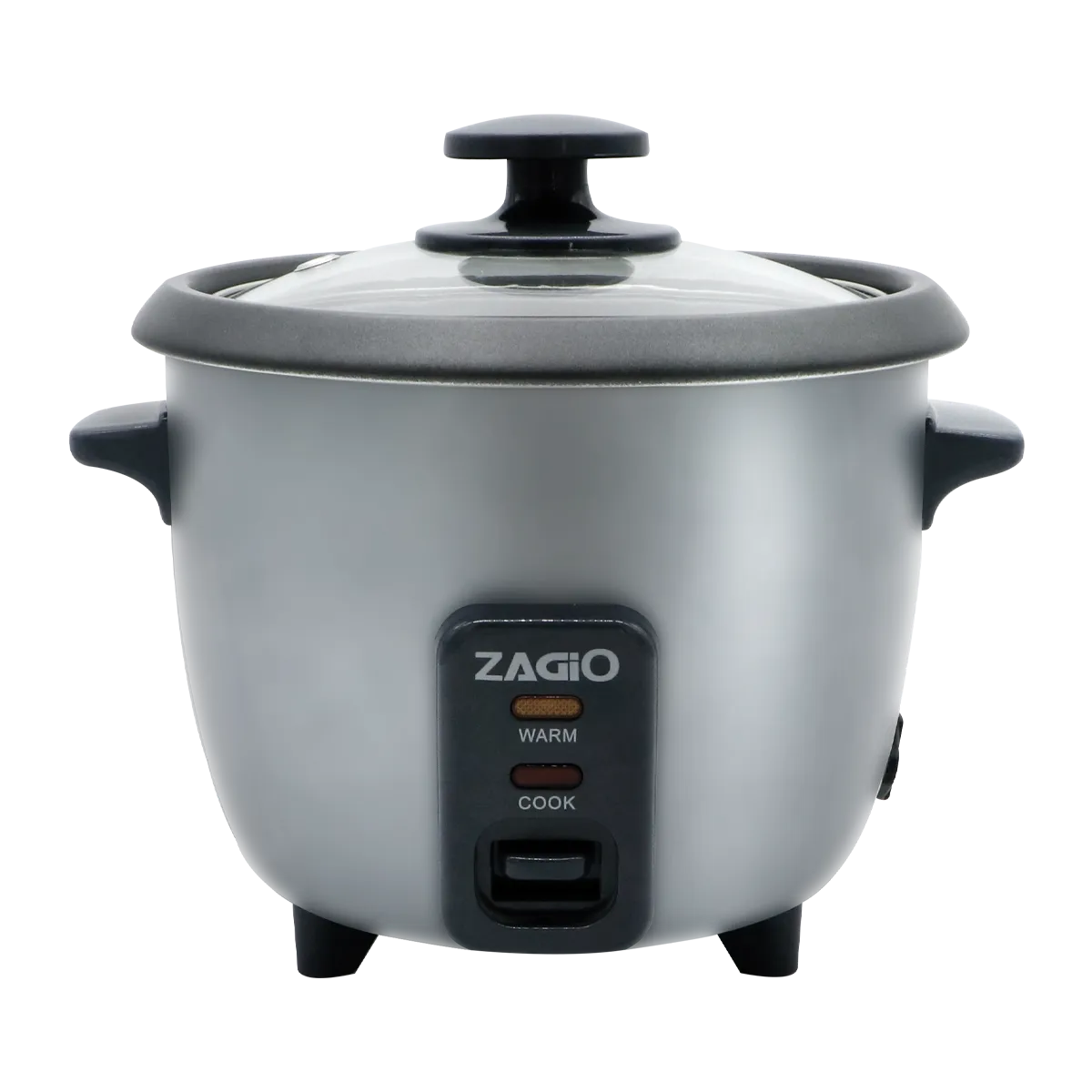 ZAGIO หม้อหุงข้าว รุ่น ZG-3151 กำลัง 350 วัตต์ ความจุ 0.6 ลิตร สีเทา