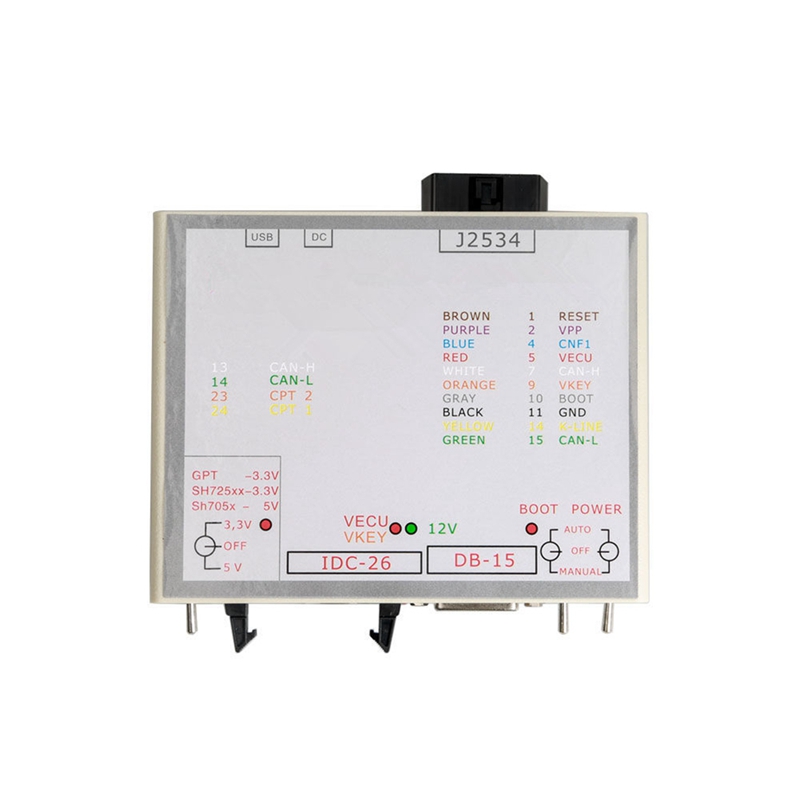 New Power Box J-TAG for FLASH Via J2534 Works for FLASH ECU-Soft OBD ECU Programmer Power BOX