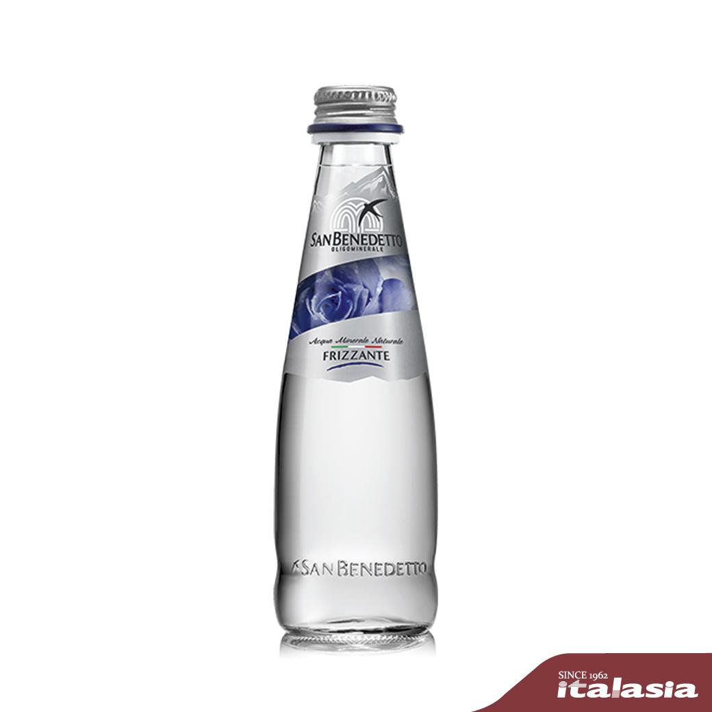 San Benedetto Sparkling Mineral water Prestige Glass 0.25 L | ซาน เบเนเดตโต้ น้ำแร่สปาร์คกลิ้ง ขวดแก้ว 0.25 ล.