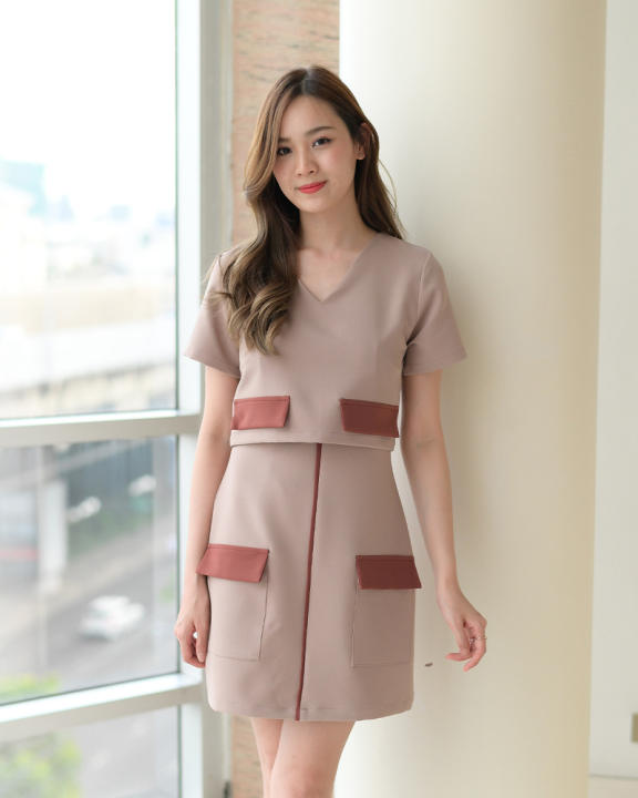 CRAYONBRAND – ชุดเดรส รุ่น Zuzan dress – Crayonbrand – 3408914835_TH-12607976365 >>> 🇹🇭 Top1Thailand 🛒 >>> lazada.co.th 🇹🇭 🇹🇭 🇹🇭🛒🛍🛒