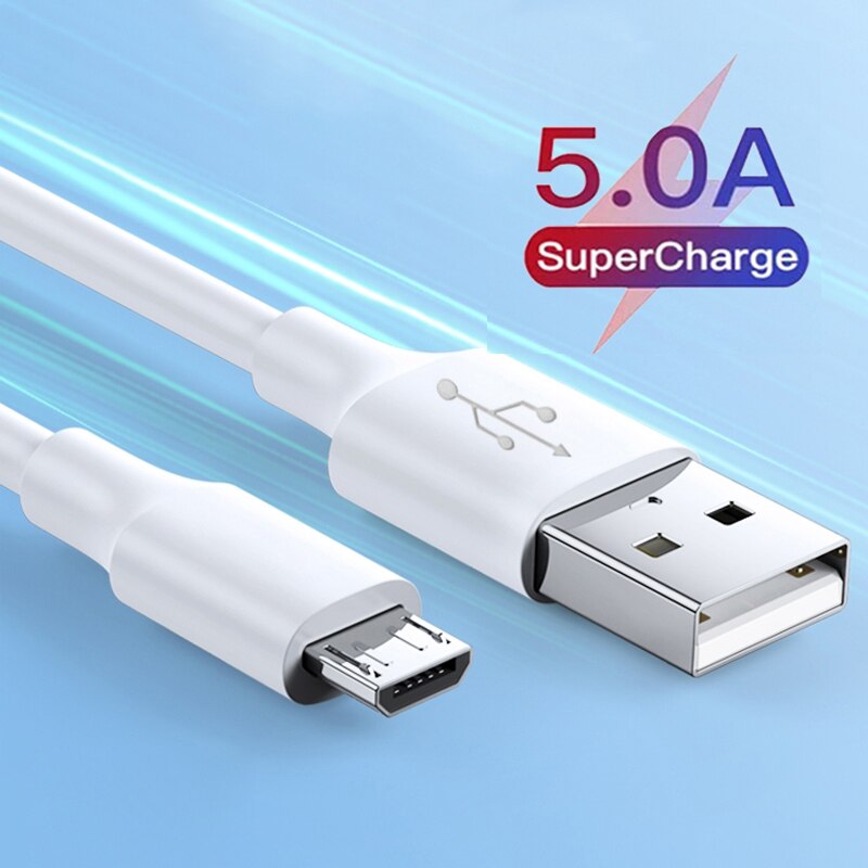 Micro USB Cable 5A Fast Charging Wire Mobile Phone Micro USB Cable For Xiaomi Huawei redmi Samsung oppo Andriod Micro usb Data Cable Cord