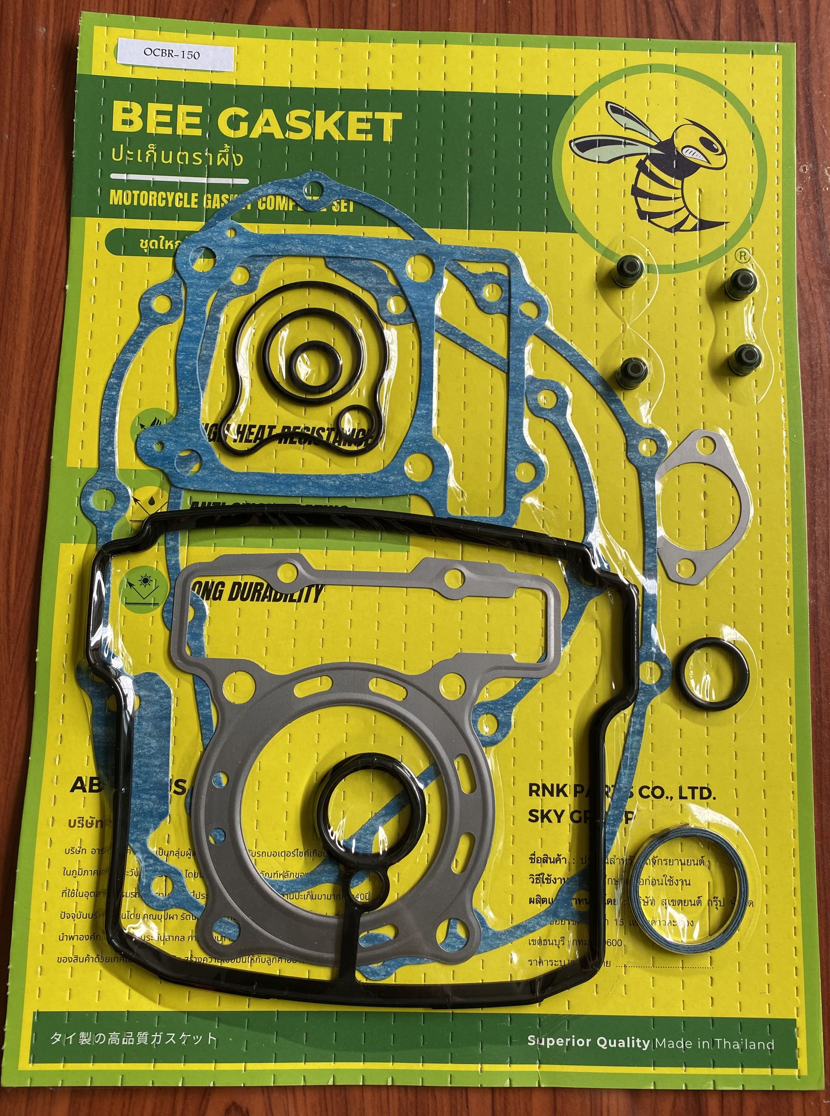 Bee bộ (cỡ lớn) CBR150 gasket và seal chất lượng cao, bền
