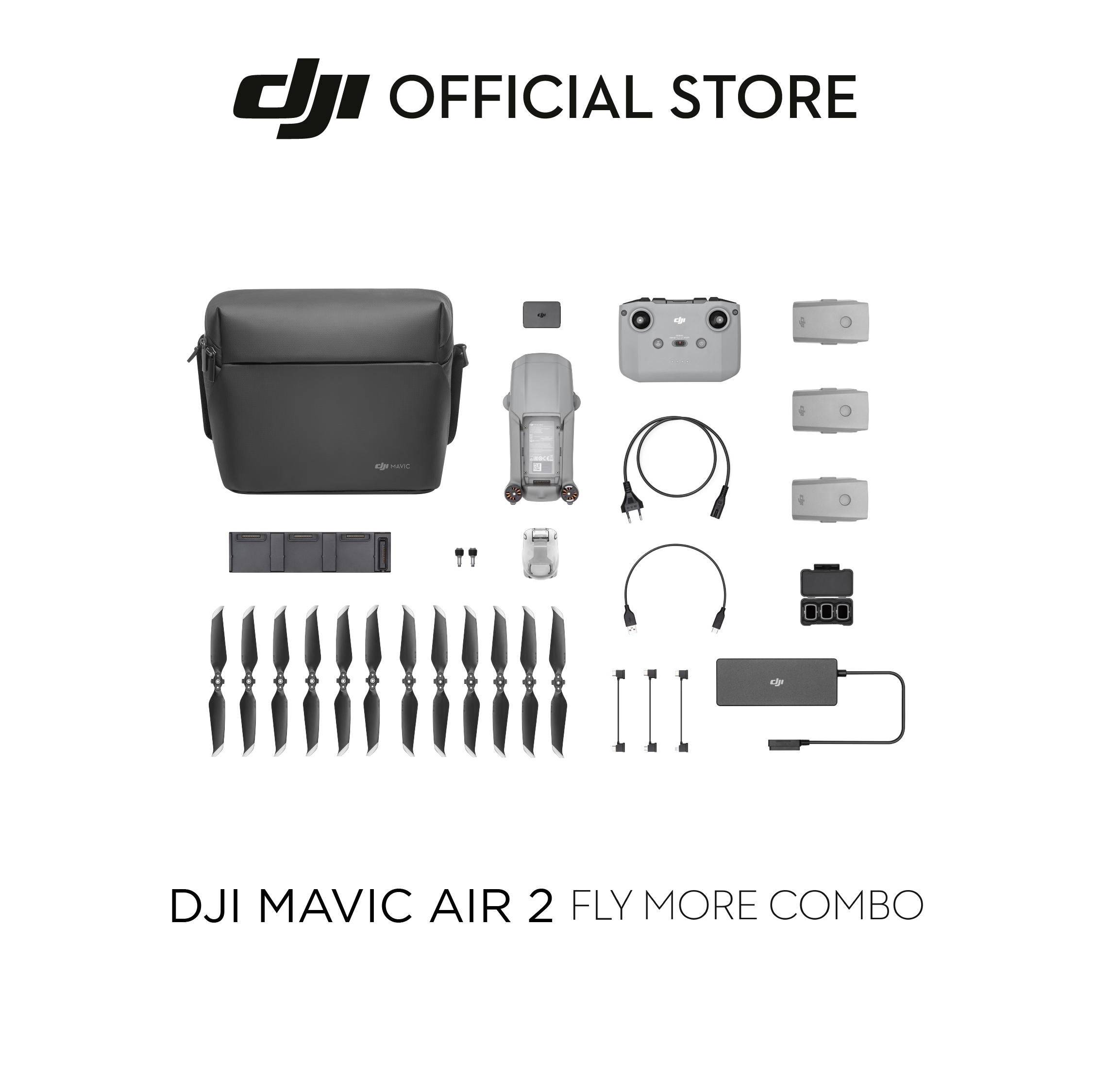 [ผ่อน 0% นาน 10 เดือน] DJI MAVIC AIR 2 ดีเจไอ โดรนไซส์พกพา กล้องชัด 4K/60fps คมชัดสีสวยสมจริง กิมบอลกันสั่นแบบ 3 แกน บินนา