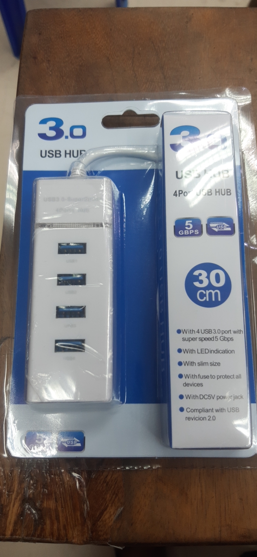 USB ความเร็วสูง 4 พอร์ตฮับ USB 3.0 USB HUB Adapter สำหรับ PC แล็ปท็อปอุปกรณ์เสริมคอมพิวเตอร์