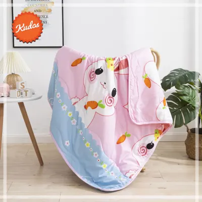 KUDOSTH ผ้าห่มเด็ก ผ้ารองนอน ลายการ์ตูน ผ้าห่มฝ้ายญี่ปุ่น ขนาด 110x150 ซม KID blanket