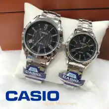 ภาพขนาดย่อของสินค้านาฬิกาคู่รัก casio ใหม่ล่าสุด สําหรับคู่รักเซ็ต 2 เรือน ชาย-หญิง