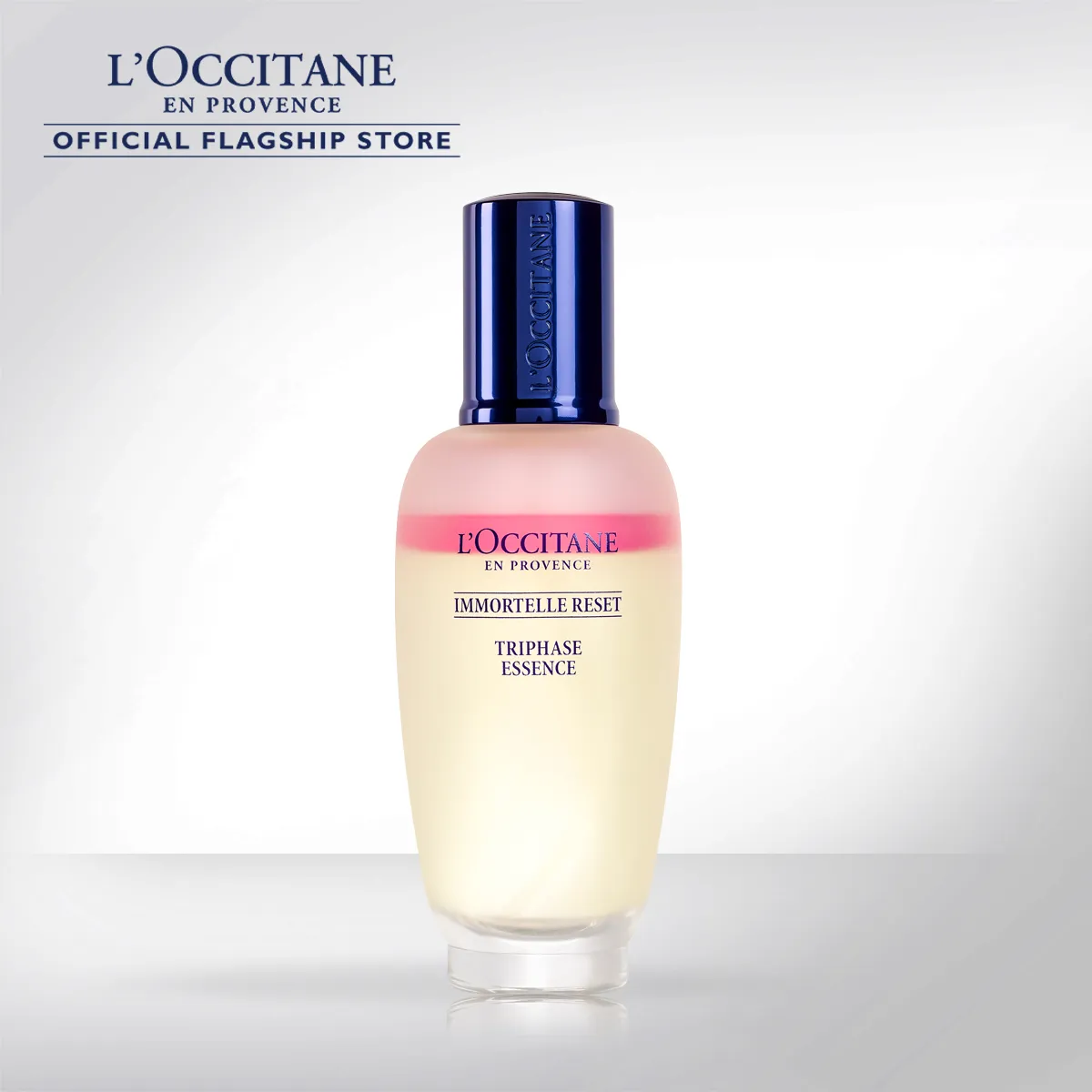 L'Occitane Immortelle Reset Triphase Essence 150ml. ล็อกซิทาน น้ำตบ เอสเซนส์ อิมมอคแตล 150 มล. (น้ำตบ 3 เนื้อสัมผัส , สเปรย์น้ำตบ , ผิวสมดุล , ชุ่มชื้น)