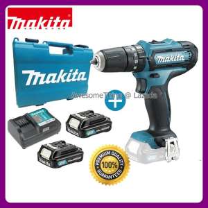 MAKITA สว่าน สว่านกระแทก สว่านไฟฟ้า สว่านเจาะกระแทก 12V แบตเตอรี่ 1.5AH 2 ก้อน รุ่น HP331DWYE