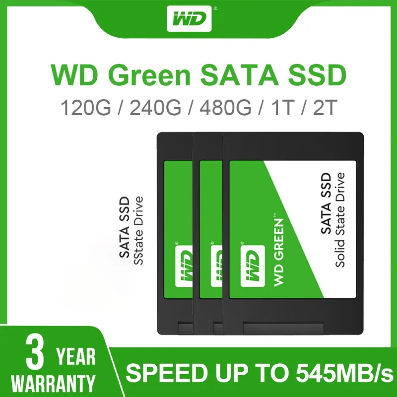 ภาพสินค้าWestern Digital(เวสเทิร์นดิจิตอล) 120GB,240GB,480GB,1TB SSD (เอสเอสดี) WD GREEN SATA III 6Gb/s Warranty 3 ปี จากร้าน Waaroom บน Lazada ภาพที่ 14