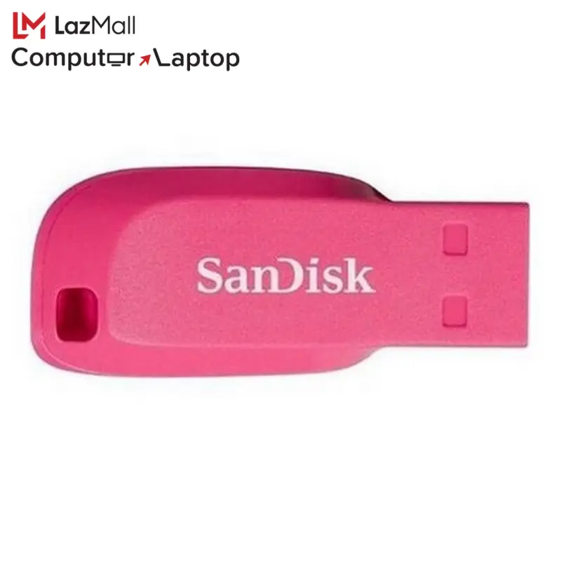 ภาพหน้าปกสินค้าSandisk Cruzer Blade 16GB - Electric Pink (CZ50C-016GB35P) ( แฟลชไดร์ฟ usb Flash Drive ) จากร้าน LazMall Computer & Laptop บน Lazada