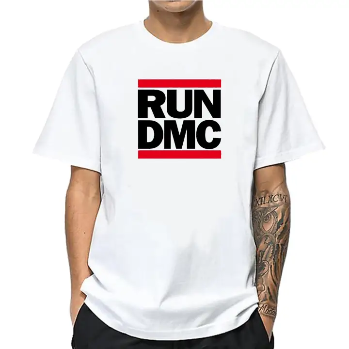 Begrænset ambulance Ægte T-Shirt Run Dmc S-5Xl Man Round Neck Group Music Hip Hop T Shirt Brand Male  Short Sleeve Top Tee Plus Size Harajuku | Lazada Singapore