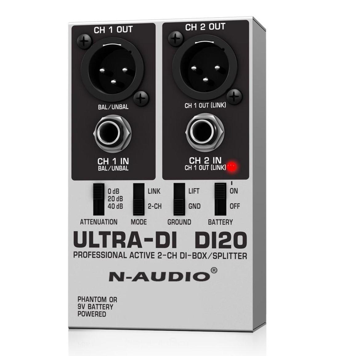 ไดเร็คบ็อก BEHRINGER DI20 ULTRA-DI Direct Box - Luckyshop Music - ThaiPick