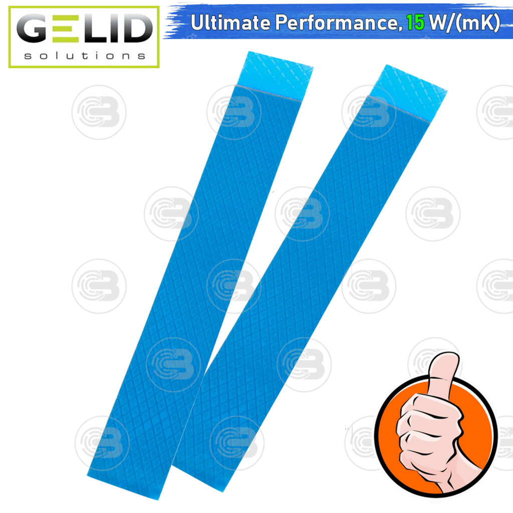 Gelid GP-ULTIMATE Thermal Pad (2 PCS) 120x20 mm./2.0 mm./15.0 W/mK