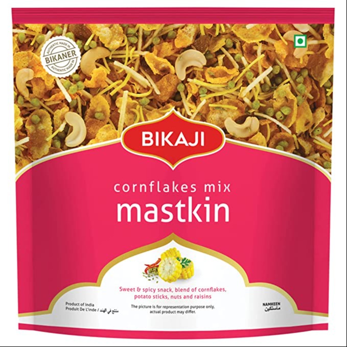 Bikaji Mastkin Corn Flakes Mixture 400g.