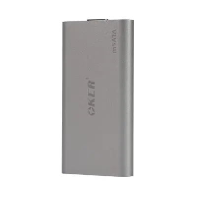 Enclosure M-SATA OKER ST-2319 USB 3.0 (Silver)
