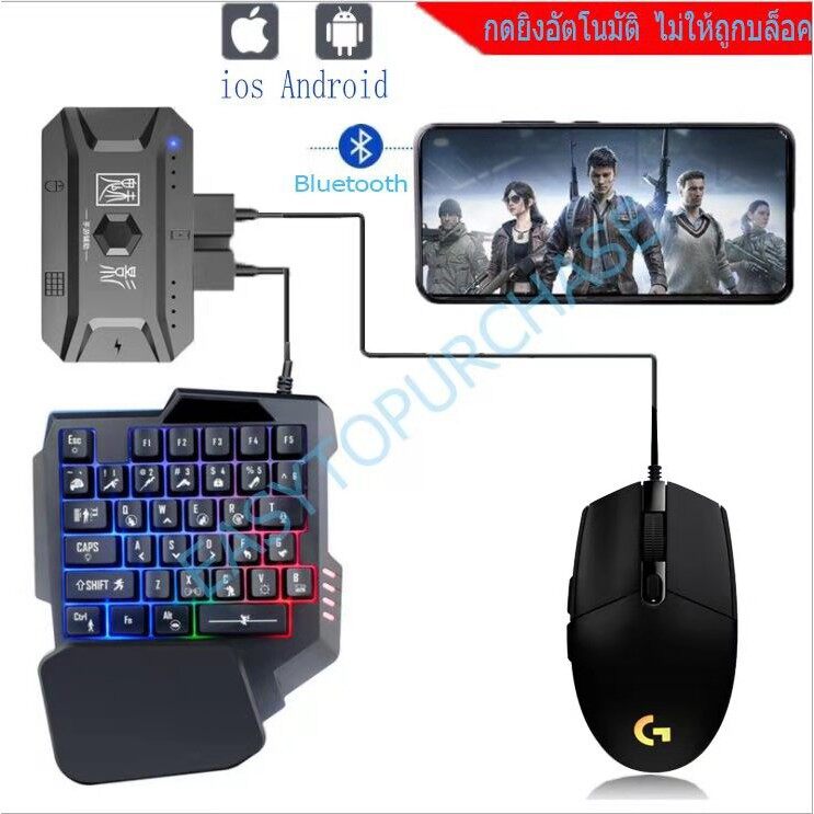 คีย์บอร์ดสั้น คีย์บอร์ดเกมมิ่ง Keyboard Gaming PC Notebook Android IOS