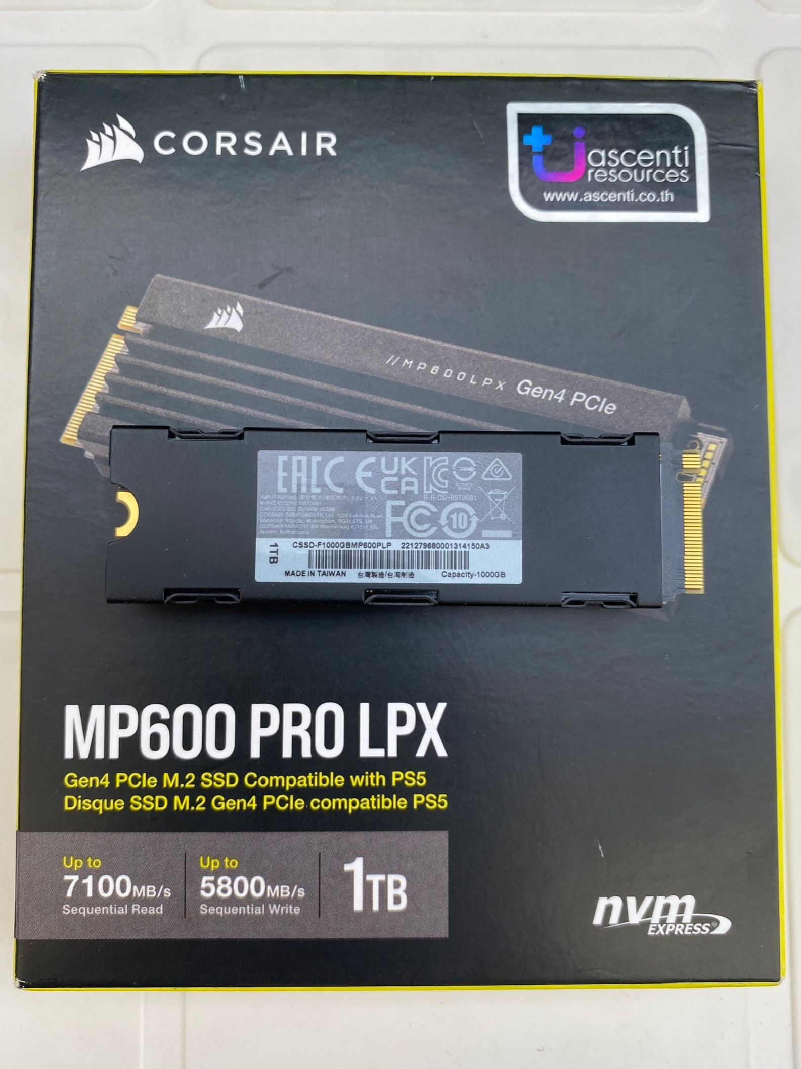 CORSAIR MP600 PRO 1TB SSD 中古品 CORSAIR MP600 PRO XT 1TB M.2 NVMe PCIe Gen. 4 x4 SSD CSSD