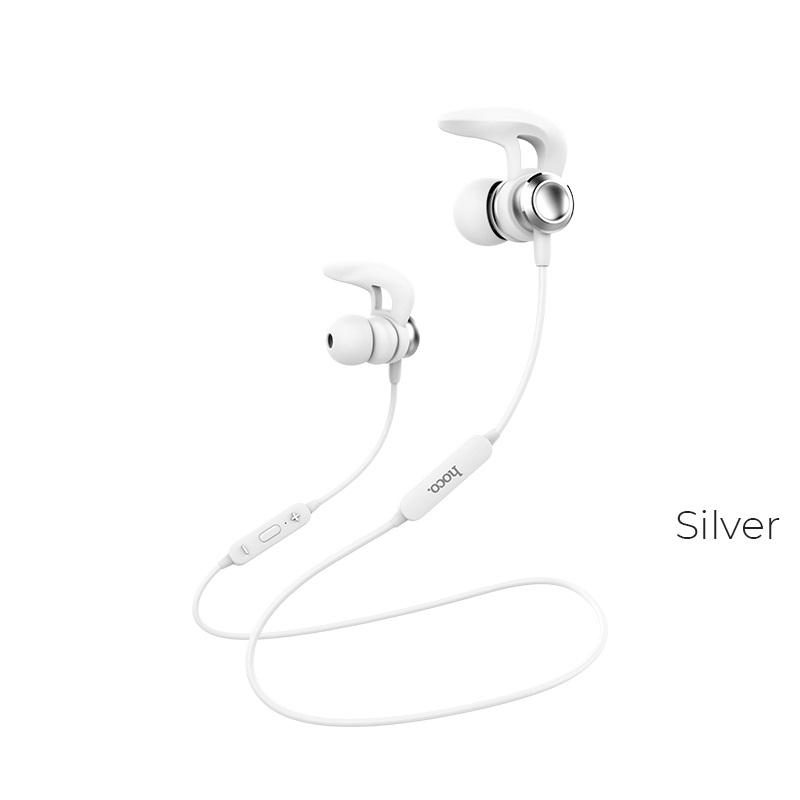 HOCOES22 Flaunt sportive earphones wireless V4.2 with mic 70mAh battery for 4 hours of music and calls hands free lightweight headset.