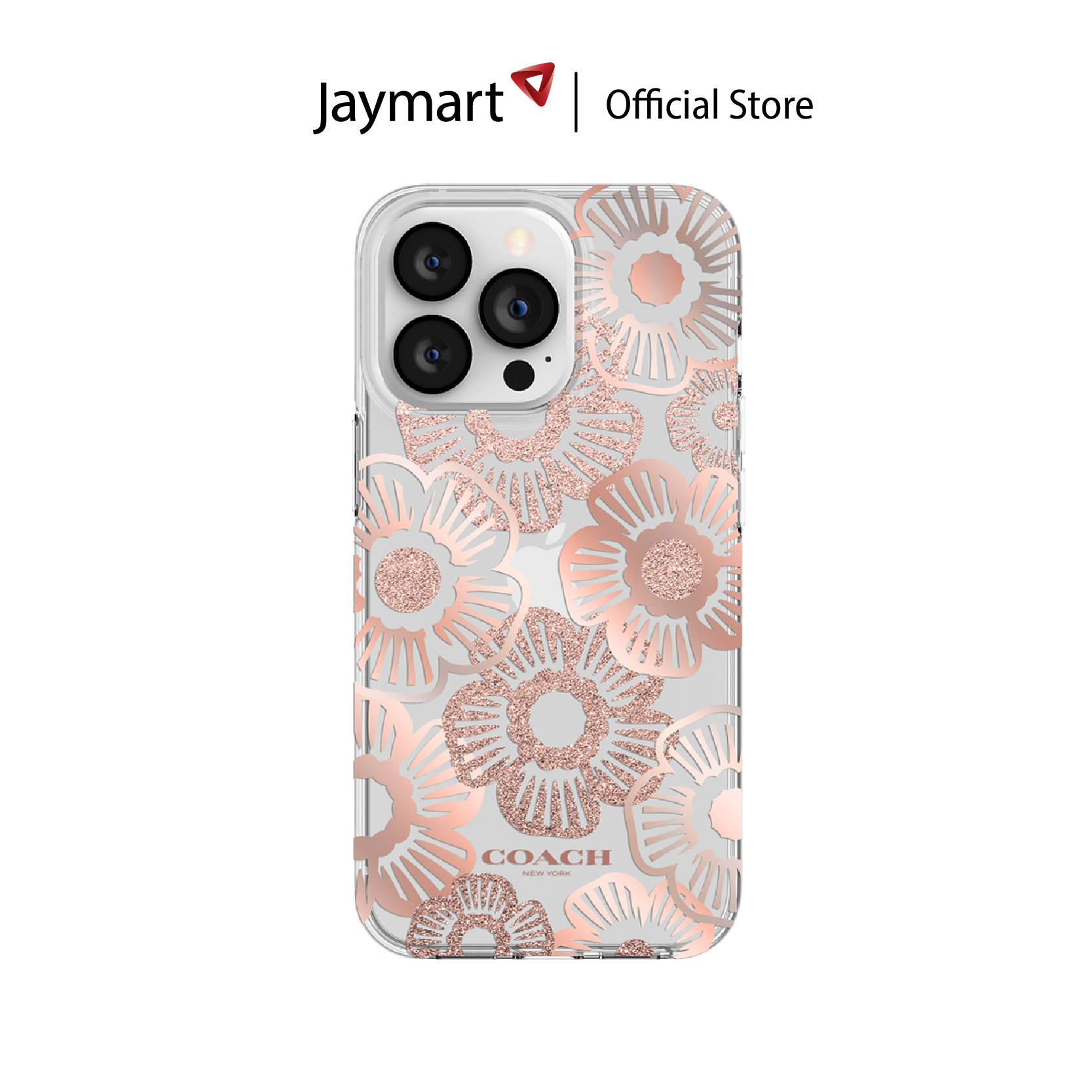 Coach protective case for iphone 13 pro tea rose blush by