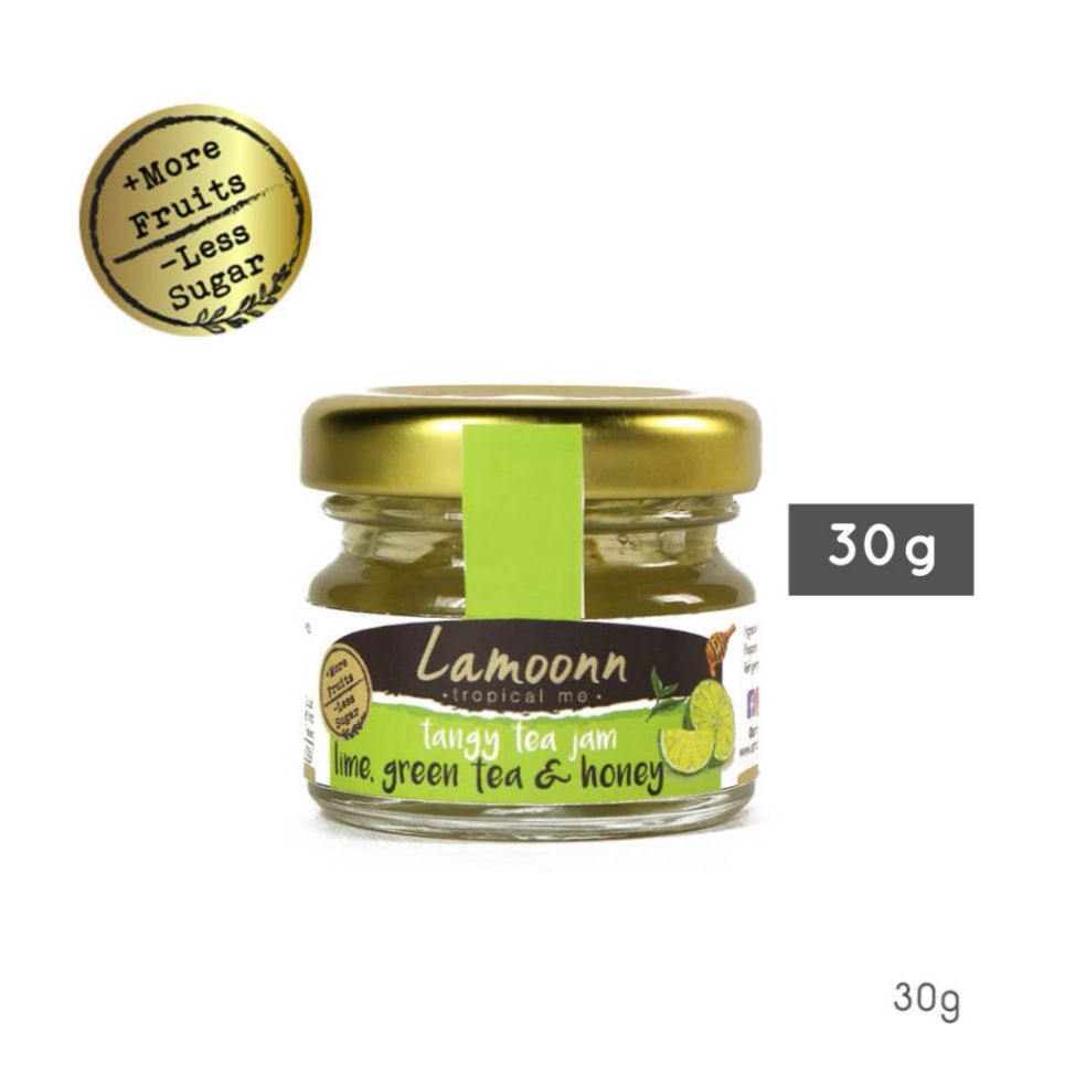 LamoonnJam // แยมมะนาว ชาเขียว น้ำผึ้ง Tangy Tea Jam // **Low Sugar น้ำตาลต่ำ** ขนาดเล็ก 30g //แยมละมุน
