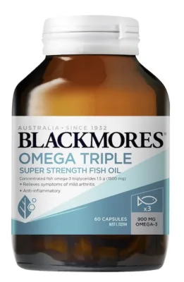 Blackmores Odourless Fish Oil 1000 mg.