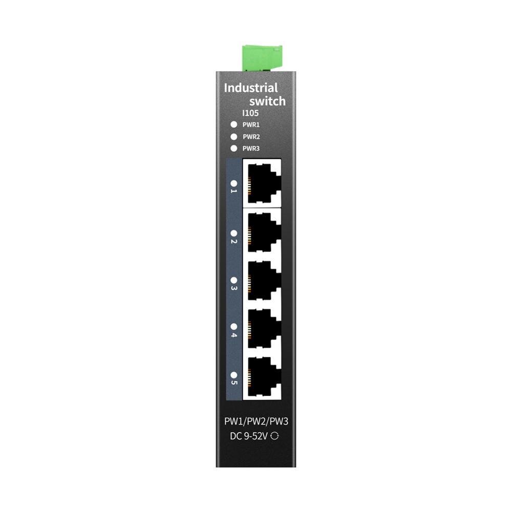 Industrial Grade Switch 5 Port /Use DIN Rial installation/960VDC