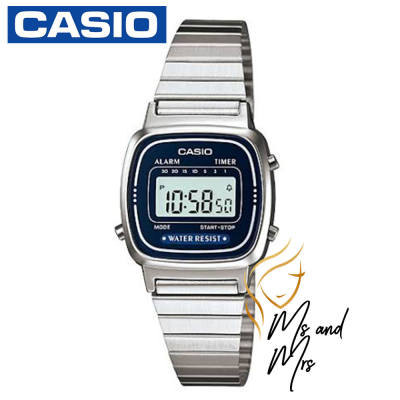 Casio Standard นาฬิกาข้อมือผู้หญิง สายสแตนเลส รุ่น LA670WA-2DF (หน้าน้ำเงิน) Casio Standard นาฬิกาข้อมือผู้หญิง สายสแตนเลส รุ่น LA670WA-2DF (หน้าน้ำเงิน)