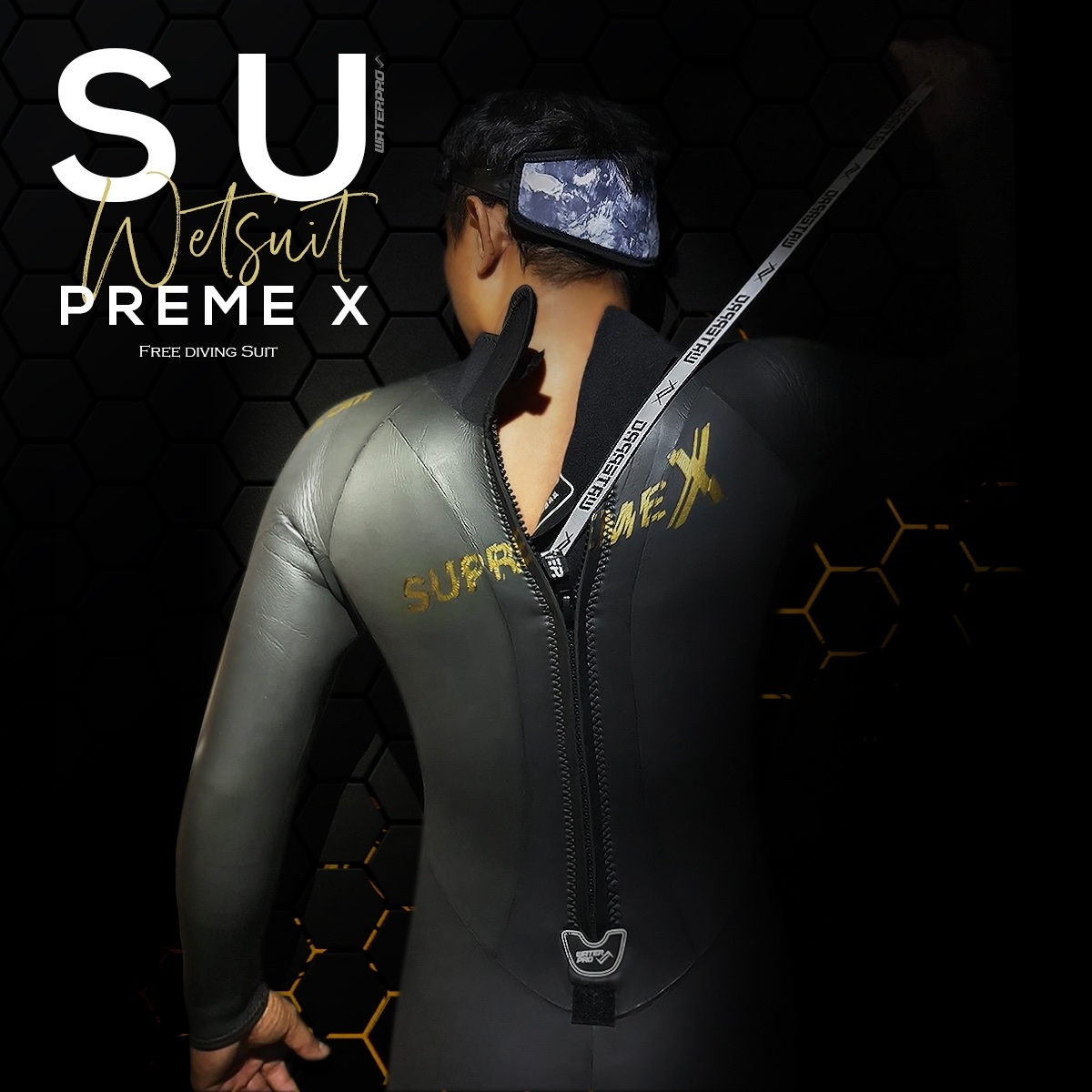 Water Pro Wetsuits รุ่น Supreme X Flexible - เว็ทสูทดำน้ำหนา 3.5 mm ผ้า Smooth Skin