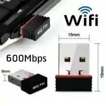 ภาพขนาดย่อของภาพหน้าปกสินค้าใหม่ล่าสุด ตัวรับ WIFI สำหรับคอมพิวเตอร์ โน้ตบุ๊ค แล็ปท็อป ตัวรับสัญญาณไวไฟ รับไวไฟความเร็วสูง ขนาดเล็กกระทัดรัด Nano USB 2.0 Wireless Wifi Adapter 802.11N 600Mbps จากร้าน ทีเค-แอกเซสซอรี บน Lazada