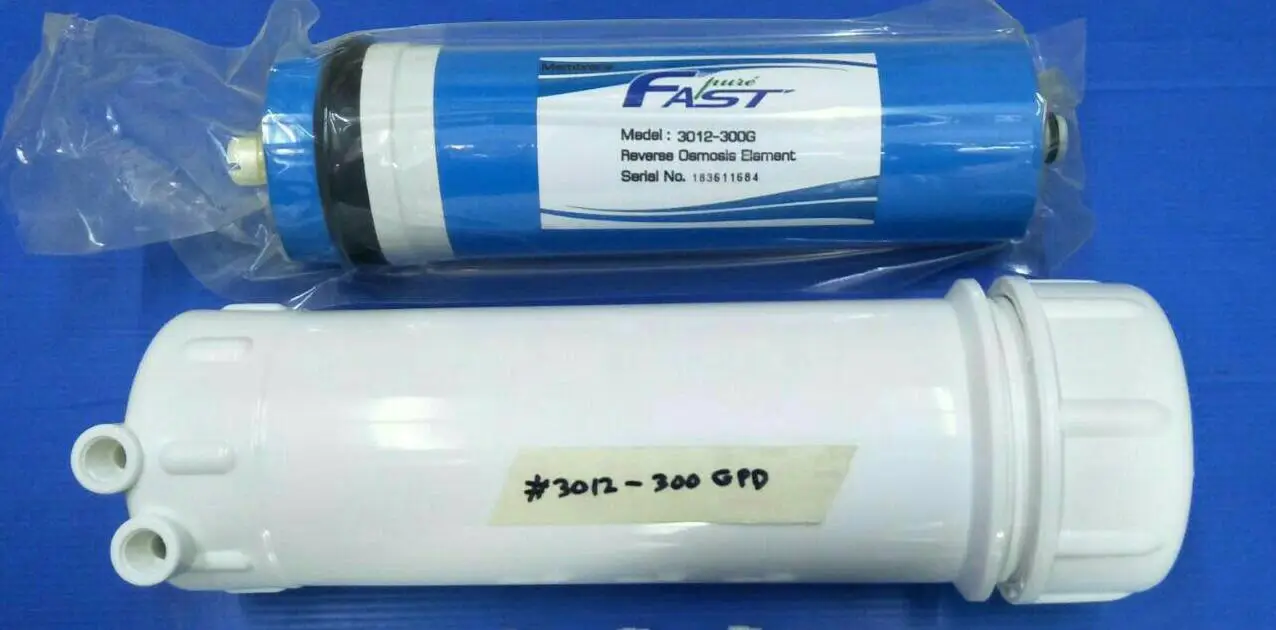 ชุดนี้คู่กันคะ= กระบอก HOUSING + ไส้กรองน้ำ ไส้กรองเมมเบรน  membrane r.o. ro. RO  FAST / WATER STORE 3012-300 GPD ของ เครื่องกรองน้ำ เครื่องกรอง