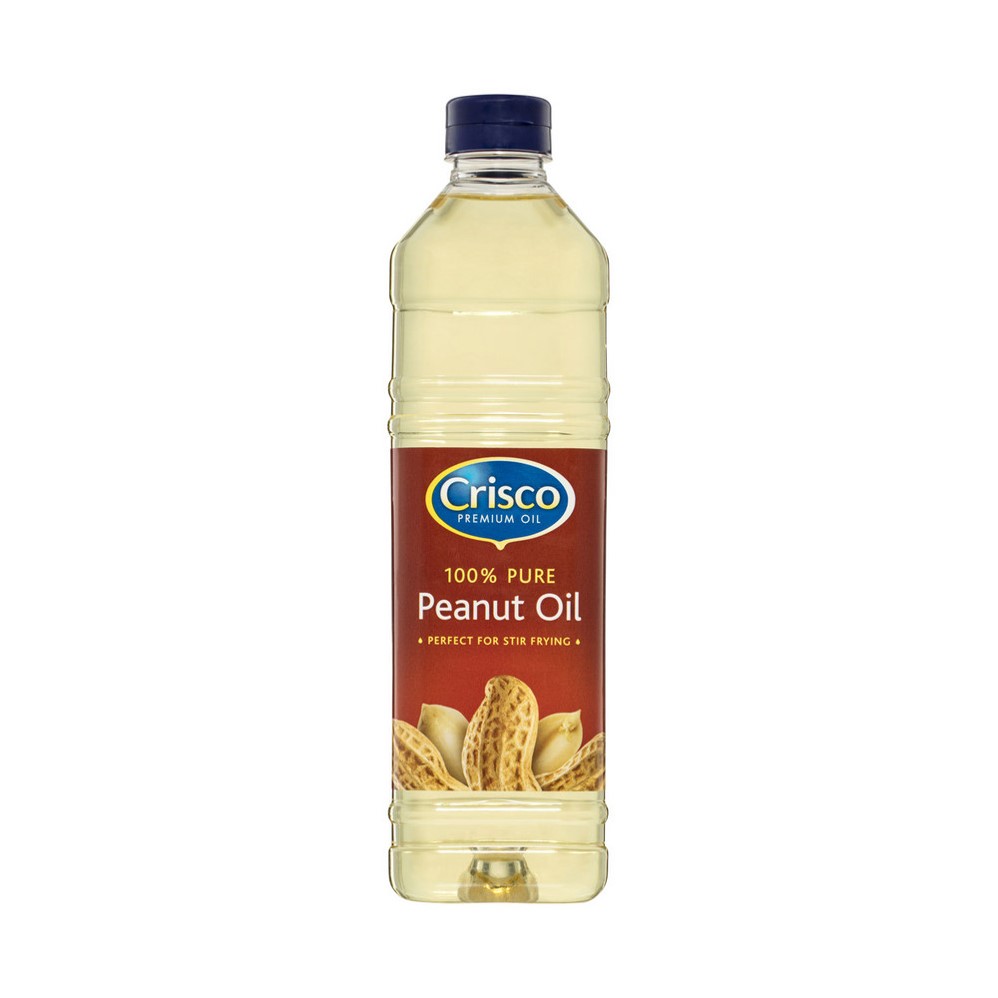 Crisco Premium Peanut Oil 750ml. คริสโก้ น้ำมั่นถั่วลิสง สำหรับผัดและทอด 750มล.
