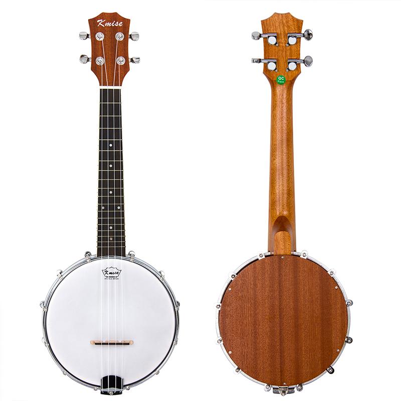 Ukulele Ruler Kmise Banjo Ukulele Concert Size 23 Inch Banjolele Ukulele With Bag ...