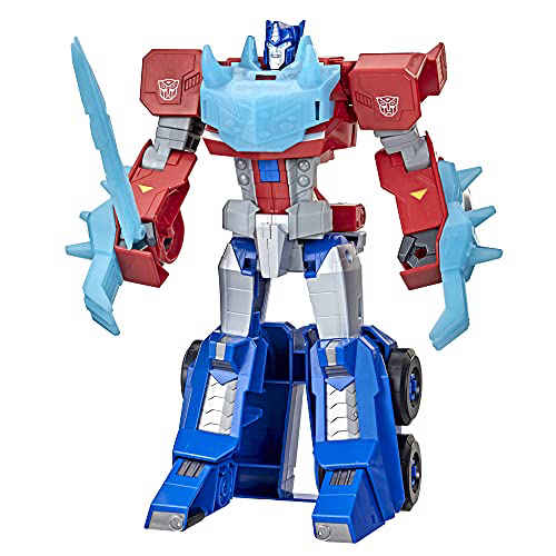 2x Transformers Cyberverse Adventures Energon Axe Attack Optimus Prime Megatron for sale online 