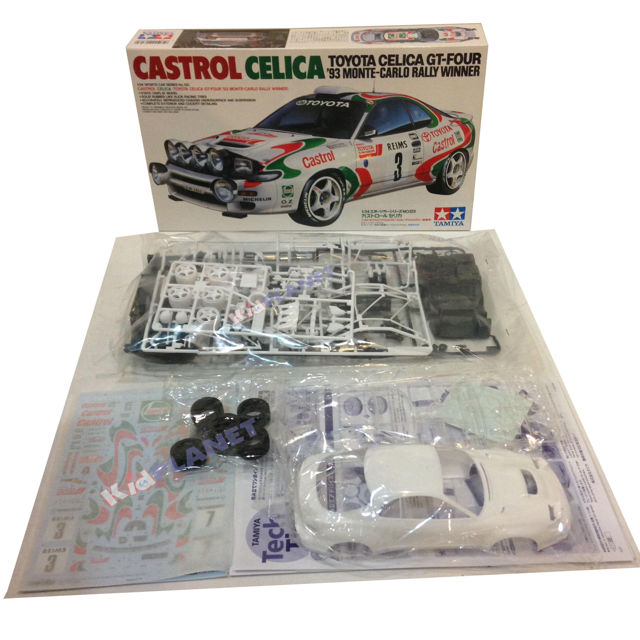 24125 TAMIYA MODEL 1/24 CASTROL CELICA TOYOTA CELICA GT-4 '93 MONTE-CARLO  RALLY WINNER | Lazada.co.th