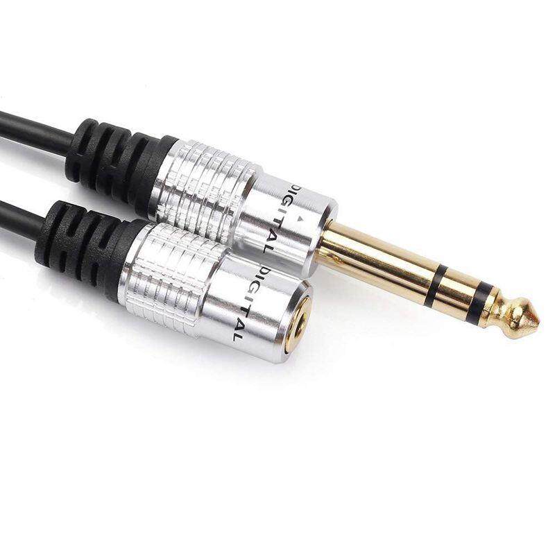 Male 3.5mm Stereo TRS Jack Adapter to 1//4 inch Stereo Plug Female