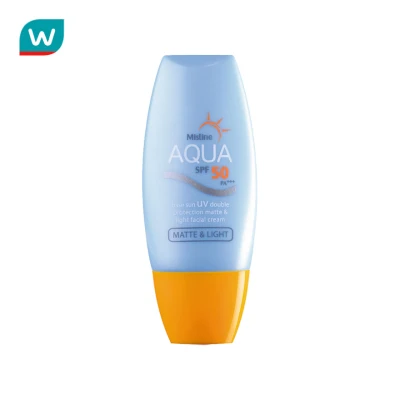 Mistine Aqua Base Sun UV Double Protection Matte & Light Facial Cream 40ml.
