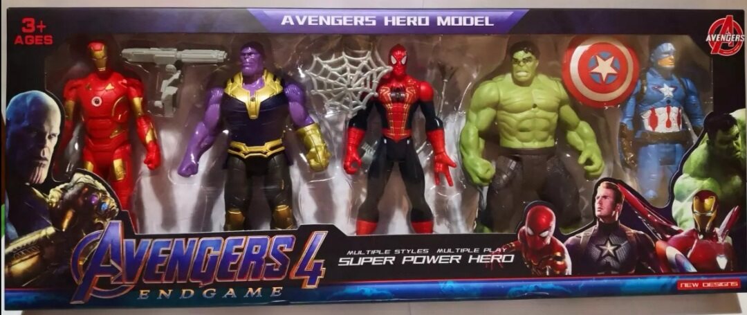 โมเดล อเวนเจอร์ Avengers Endgame หุ่นอเวนเจอร์ หุ่นยนต์ หุ่นยน หุ่นโชว์ Marvel avengers ของเด็กเล่น ชุดซุปเปอร์ฮีโร่ สูง15 ซ.ม. รุ่น No.2165