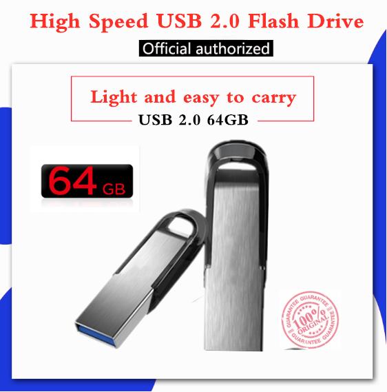 usb2.0 โลหะ USB แฟลชไดรฟ์ 64GBB usb pendrive เมมโมรี่สติ๊ก