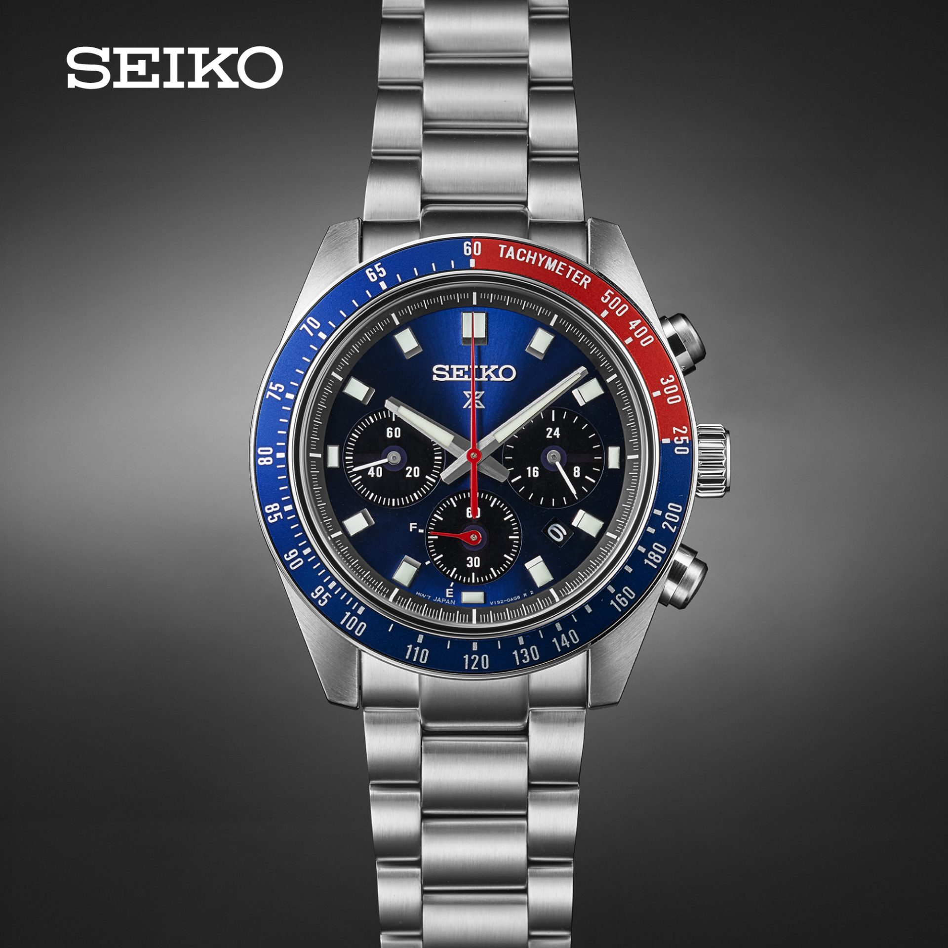 Seiko solar store chronograph pepsi