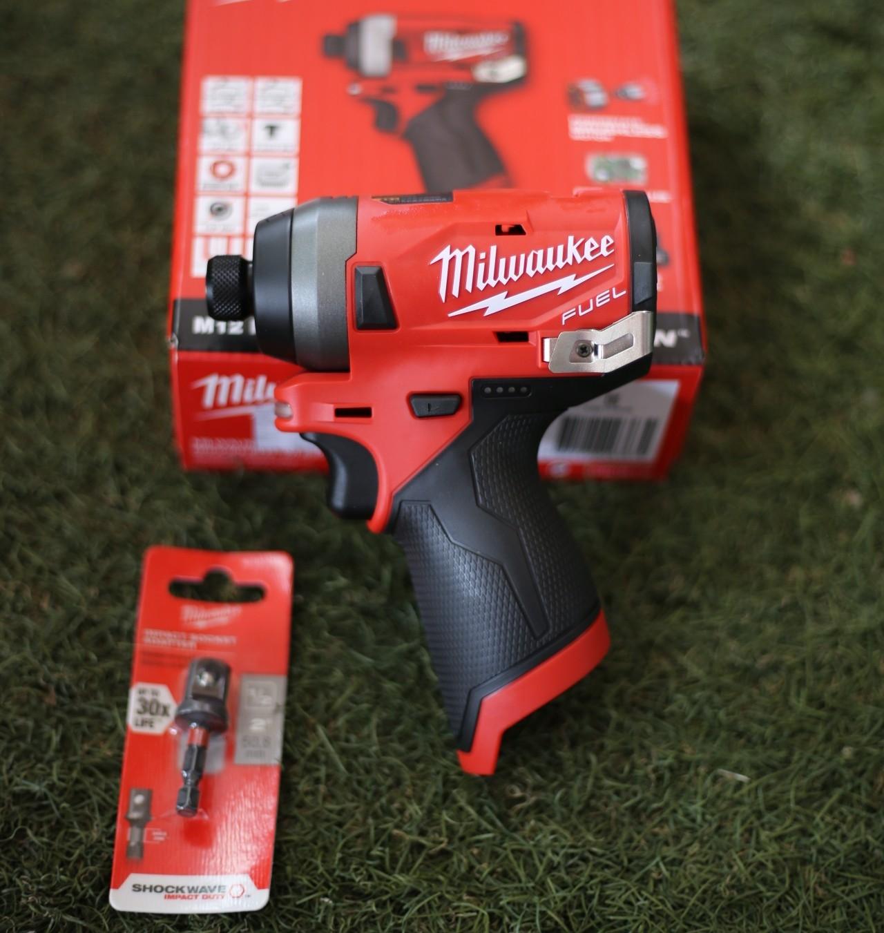 Milwaukee M12FID-0 แถมฟรี อแดบเตอร์ 1/2