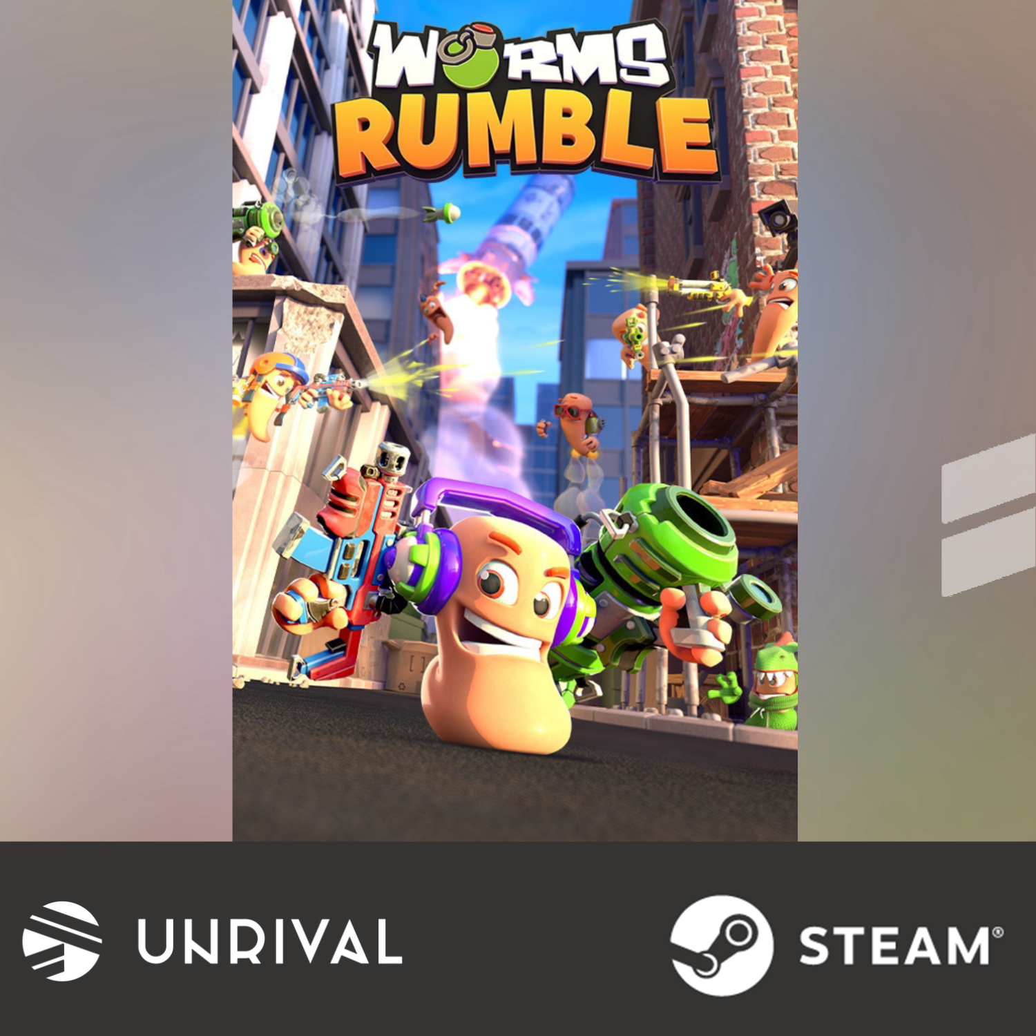 [Preorder] Worms Rumble - Pre Order (Ship By 01 Jan) PC Digital Download Game - Unrival
