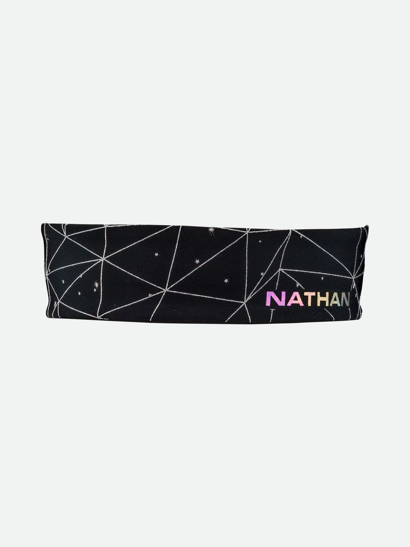 Nathan HyperNight Reflective Hairband ❰Official❱ 👍 ส่งฟรี 👍 6 เดือนประกัน | สายคาดผม สายคาดผมกันเหงื่อ หมวกวิ่ง หมวกใส่วิ่ง หมวกกีฬา หมวกออกกําลังกาย