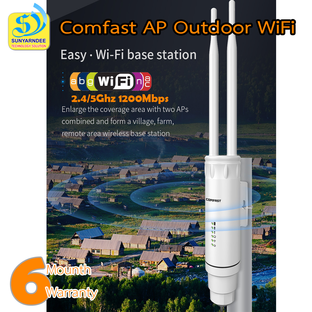 Comfast High Power WiFi CF-EW74 AC1200 Outdoor Wireless AP/Range Extender